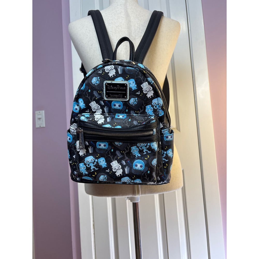 Disney Parks Loungefly Mini Backpack Haunted‎ Mansion Ghosts Iconic Characters